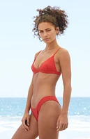 Thrills Zinnia High Cut Bikini Bottom