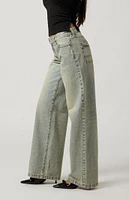 PacSun Casey Tinted Low Rise Baggy Jeans Acid Wash