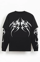 PacSun Cyber 2fer Long Sleeve T-Shirt