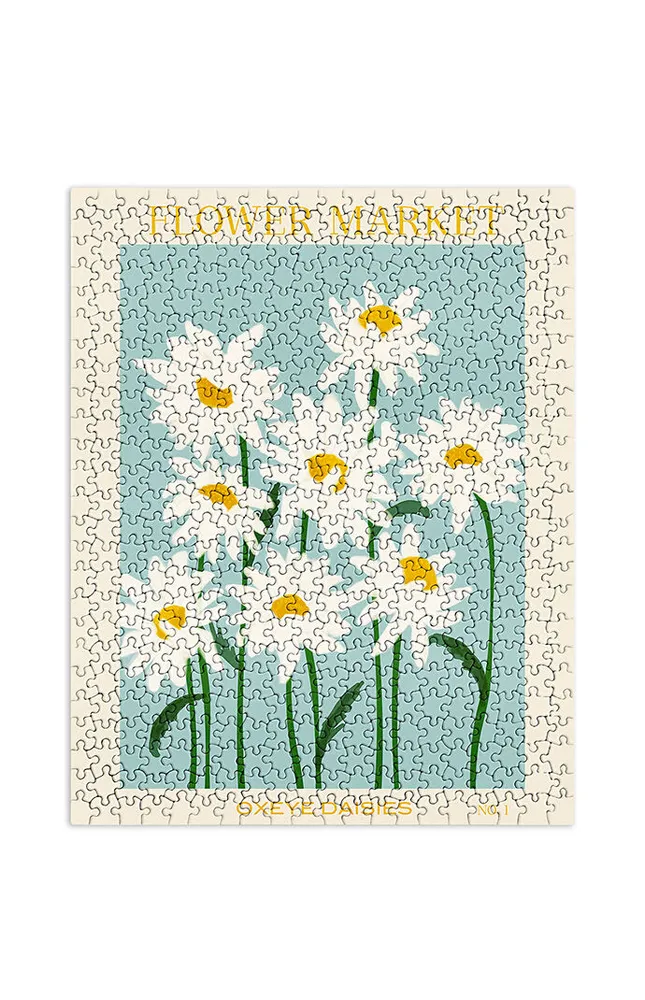 Gale Switzer Flower Market Jigsaw Puzzle