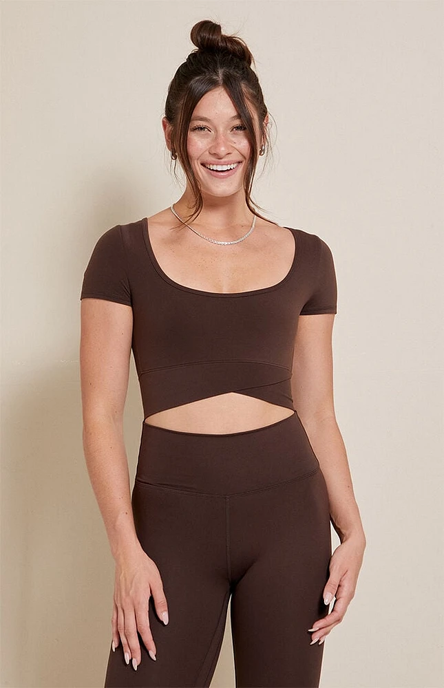 PAC 1980 Active Cross Waist Top