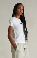 Fear of God Essentials Women's Cloud White Tri-Blend Muscle T-Shirt