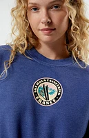 Golden Hour France Ski Crew Neck Sweatshirt