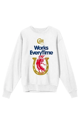Colt 45 Works Every Time Crew Neck Sweatshirt