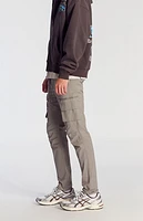 Pacsun Stretch Gray Slim Cargo Pants