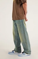 Pacsun Dylan Tinted Baggy Jeans Medium Indigo