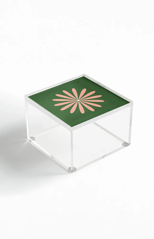 Green Acrylic Storage Box