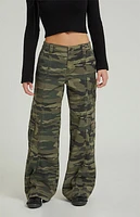 Pacsun Camouflage Lightweight Low Rise Baggy Pants