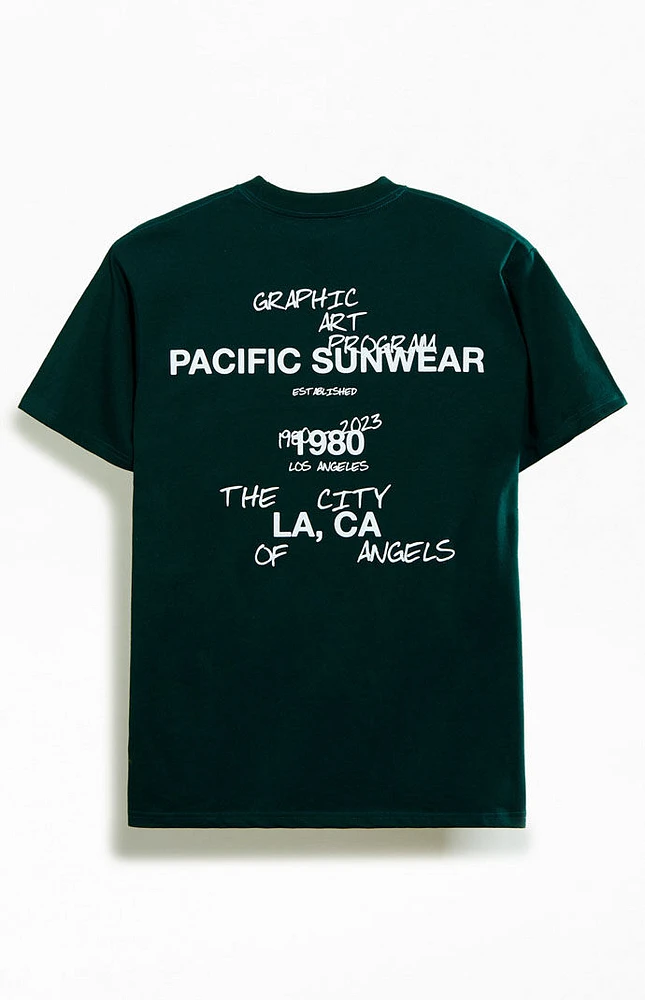 PacSun Pacific Sunwear Art Program Oversized T-Shirt