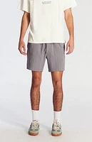 Pacsun Gray Striped Volley Shorts