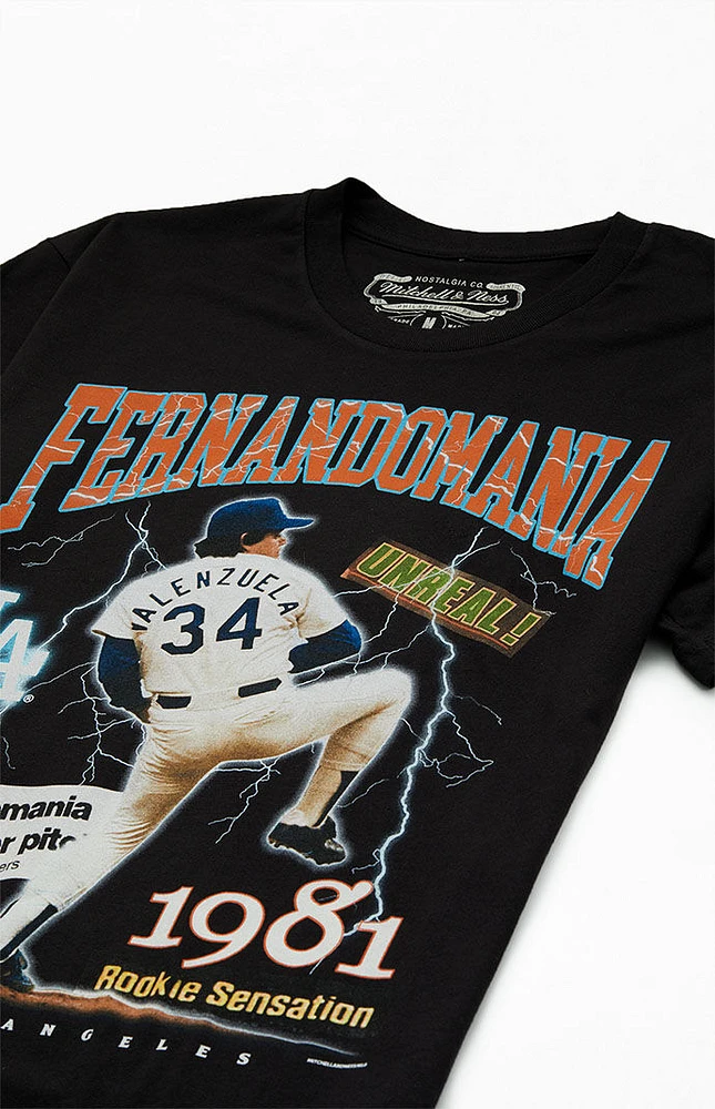 Mitchell & Ness LA Dodgers Fernandomania T-Shirt