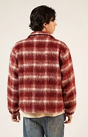 Pacsun Brushed Plaid Jacket