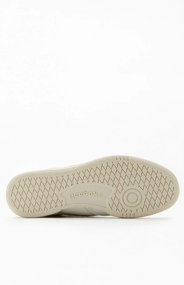 Reebok White & Pink Club C 85 Shoes