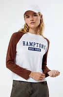 Daisy Street Hamptons New York Raglan T-Shirt