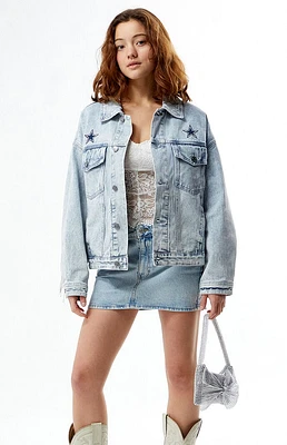 NFL Wild Collective x PacSun Dallas Cowboys Denim Jacket