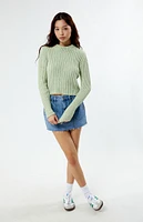 Glamorous Cropped Knit Sweater