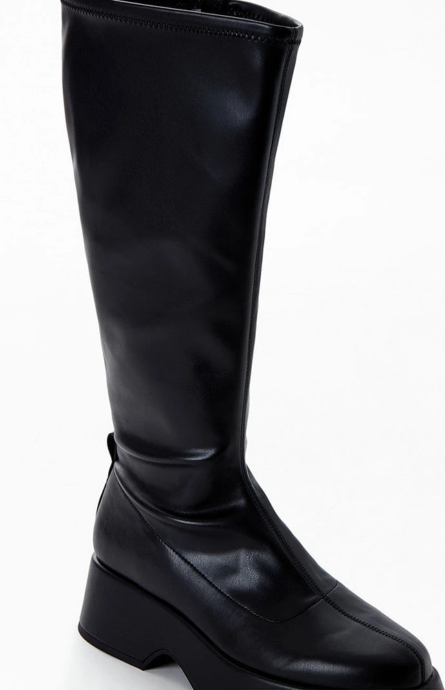 CIRCUS NY Women's Kimberly Faux Leather Knee High Boots