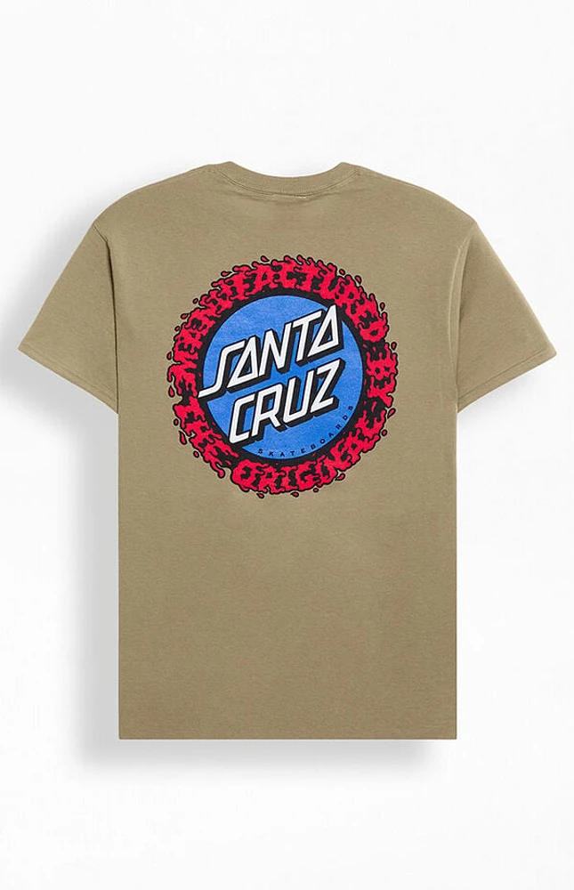 Santa Cruz Splatter MFG Dot Heavyweight T-Shirt