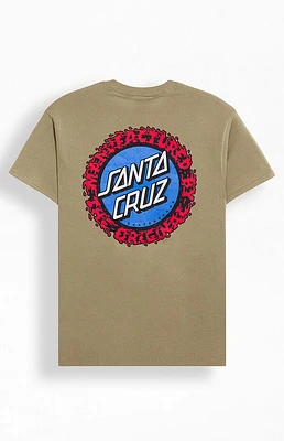 Santa Cruz Splatter MFG Dot Heavyweight T-Shirt
