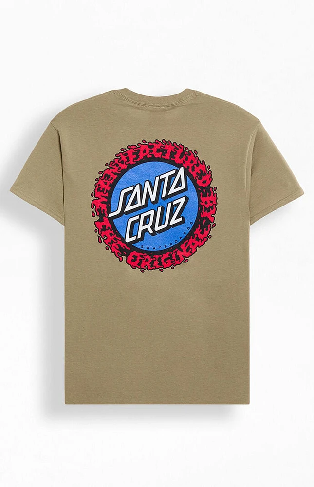 Santa Cruz Splatter MFG Dot Heavyweight T-Shirt