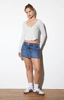 LA Hearts Woodland V-Neck Sweater