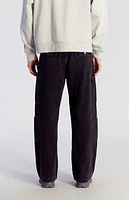 Pacsun Black Cargo Extreme Baggy Jeans