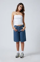 PacSun Dark Indigo Extreme Denim Jorts