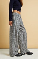 Beverly and Beck Blue Plaid Boxer Pajama Pants