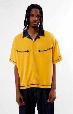 FORD Sunset Yellow Woven Camp Shirt