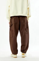 Champion Brown Reverse Weave Carpenter Sweatpants