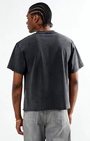 Pacsun Washed Black Premium Cropped T-Shirt