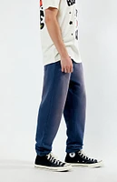 PacSun Navy Acid Wash Jogger Sweatpants