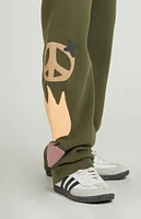 PacSun Inner Peace Puff Graphic Sweatpants