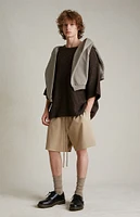 Fear of God Essentials Desert Sand Bonded Nylon Soccer Shorts