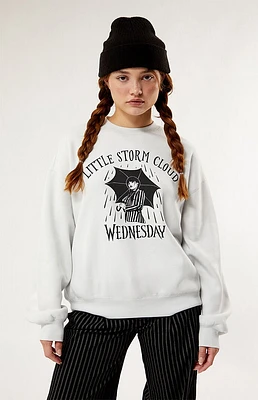 Wednesday Little Storm Cloud Crew Neck Sweatshirt