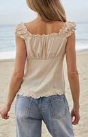 John Galt Light Pink Tianna Top