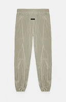 Fear of God Essentials Women's Garden Yellow Crinkle Nylon Track Pants