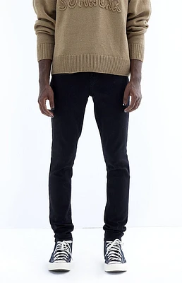 PacSun High Stretch Black Stacked Skinny Jeans