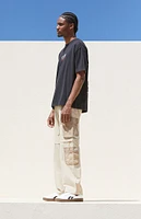 PacSun Tan Baggy Nylon Cargo Zip Off Pants