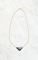 LA Hearts Triangle Pendant Necklace