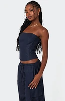 Edikted Bristol Linen Look Corset