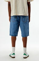 Levi's Medium Indigo 469 Loose Fit Denim Shorts