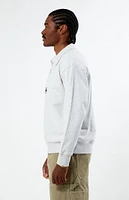 HUF Slate Quarter Zip Fleece Sweatshirt