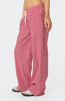 Edikted Taya Gingham Pants