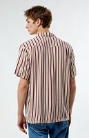 PacSun Caleb Stripe Camp Shirt