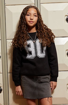 Pacsun Kids 80 Black Crew Neck Sweatshirt