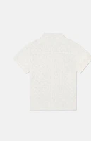WeSC America Inc White Mesh Camp Shirt