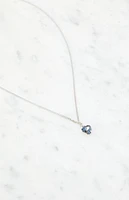 John Galt Silver Heart Necklace
