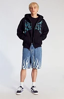 Pacsun Inferno Denim Baggy Shorts