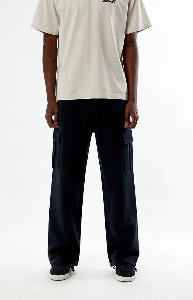 Formula 1 x PacSun Black Baggy Cargo Sweatpants